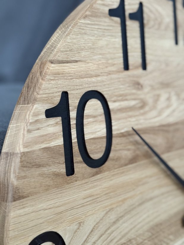 Hodiny NOMBRES XL - Barva: Černá varianta