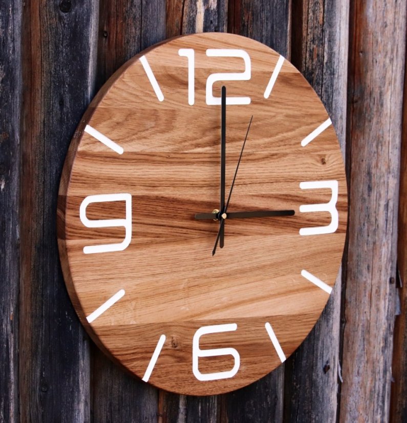 Hodiny BLANCO - Barva: Černá varianta, Velikost HODIN: ø 45cm (+ 1 180 Kč)