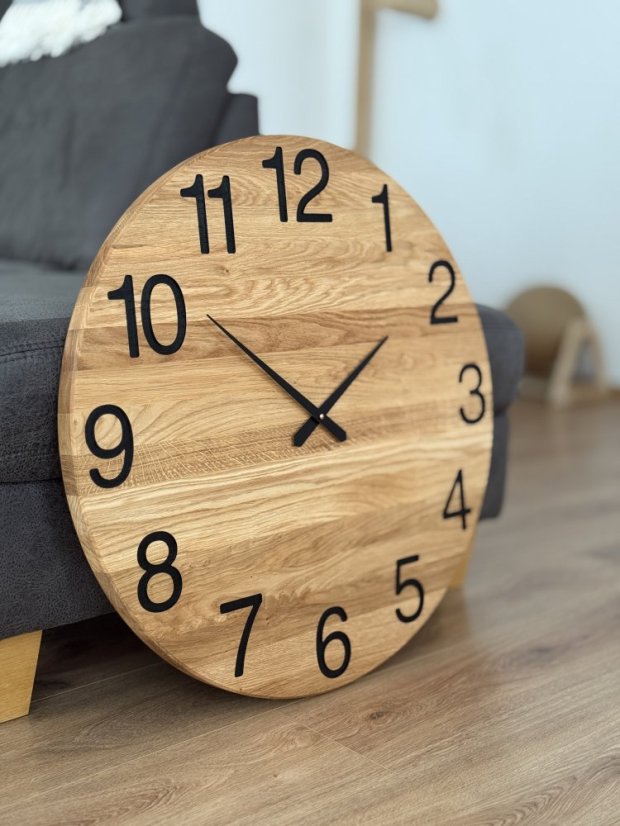 Hodiny NOMBRES XL - Barva: Černá varianta