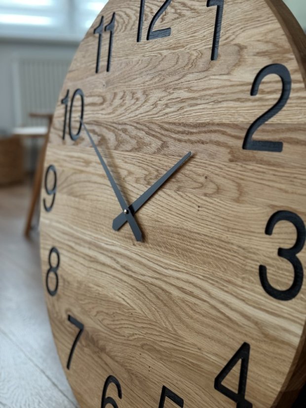 Hodiny NOMBRES XL - Barva: Černá varianta