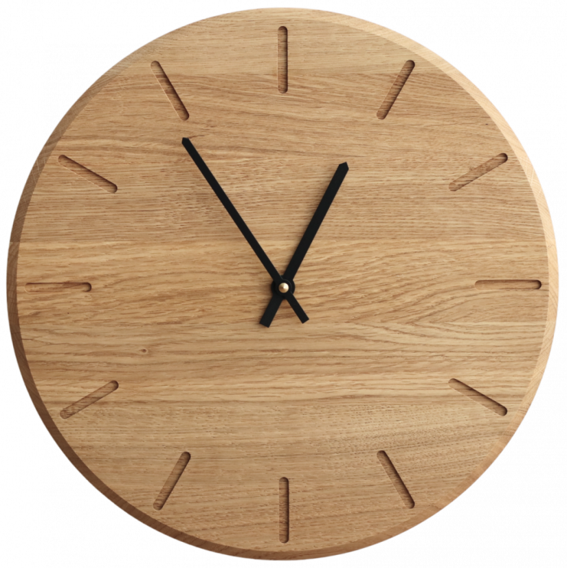 Hodiny ORIGINAL - Barva ručiček: Bílé ručky, Velikost HODIN: ø 34cm