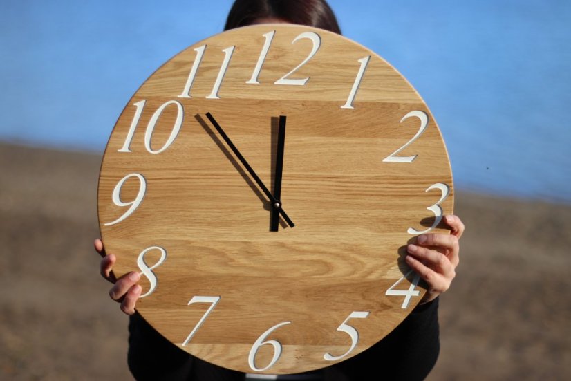 Hodiny PANAMA - Barva: Černá varianta, Velikost HODIN: ø 45cm (+ 1 180 Kč)