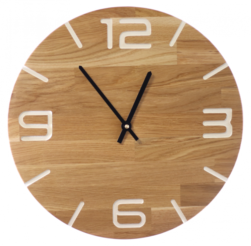 Hodiny BLANCO - Barva: Černá varianta, Velikost HODIN: ø 45cm (+ 1 180 Kč)