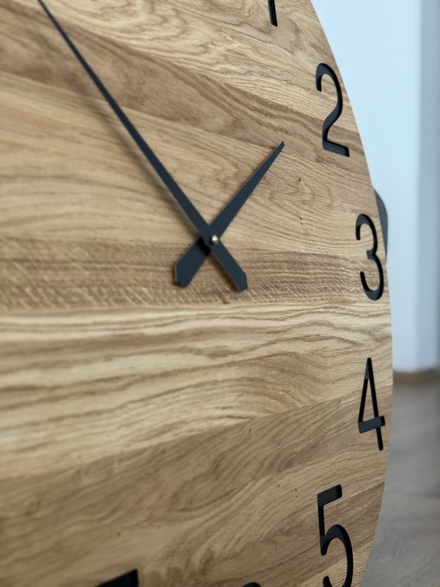 Hodiny NOMBRES XL - Barva: Černá varianta