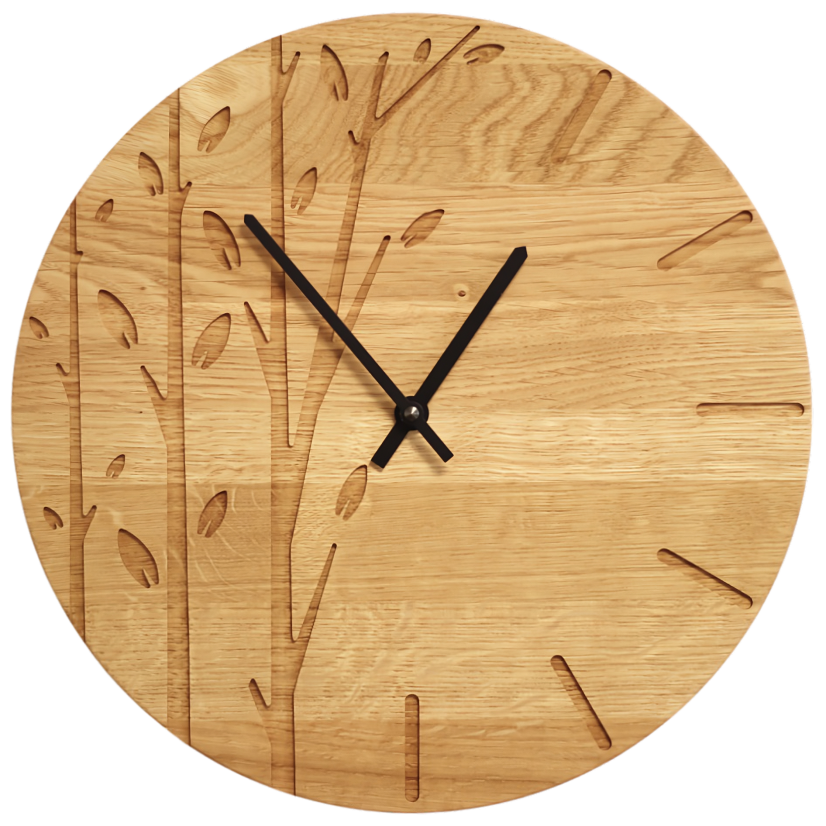 Dřevěné hodiny NATURE