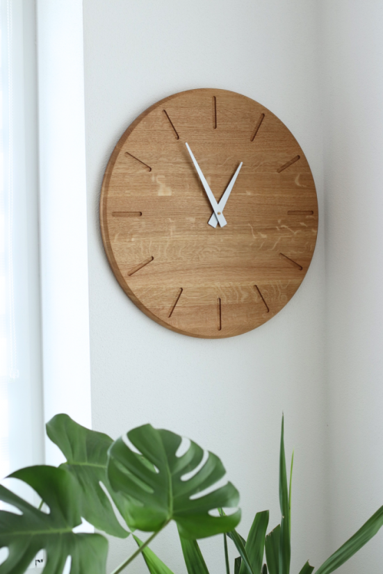 Hodiny ORIGINAL - Barva ručiček: Bílé ručky, Velikost HODIN: ø 34cm